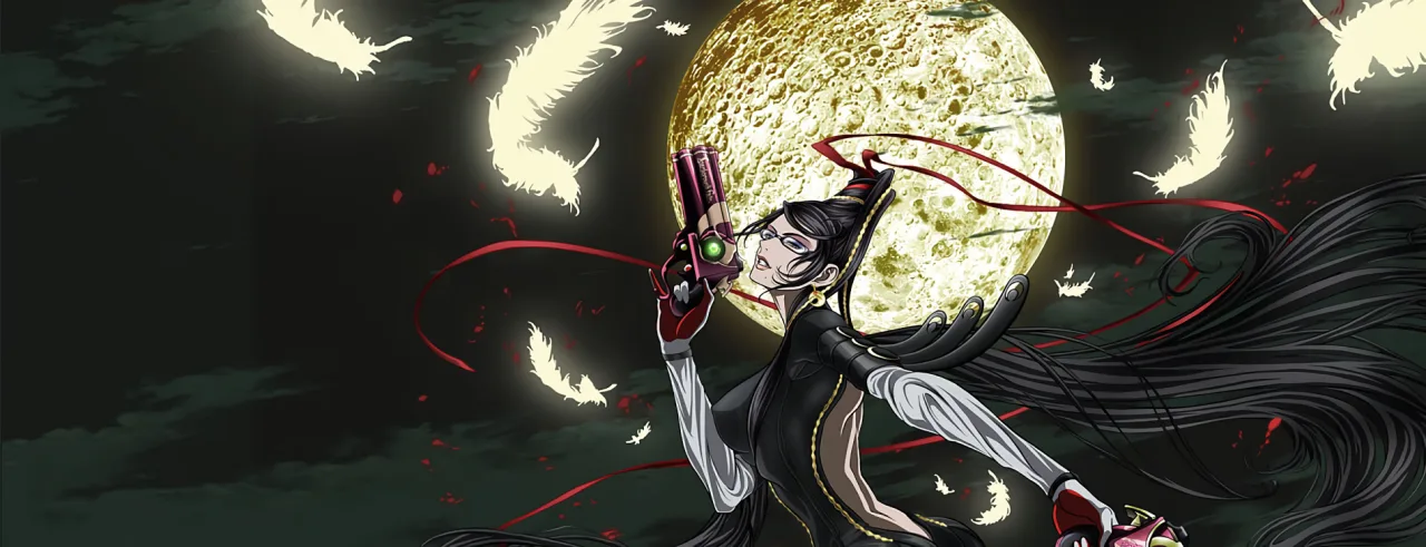 Cena do anime Bayonetta
