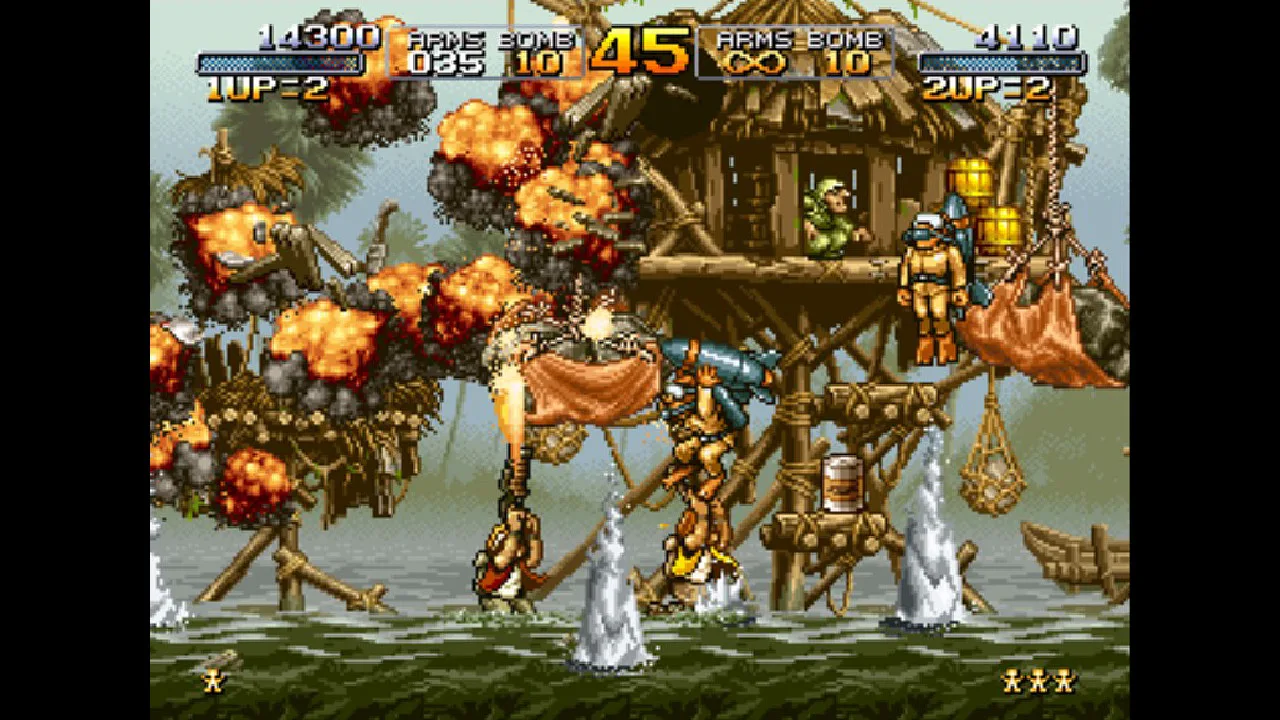 Cena do jogo Metal Slug