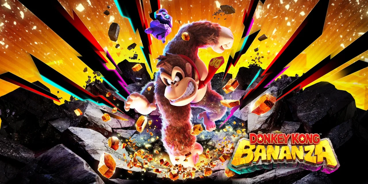 Cena do jogo Donkey Kong Bananza