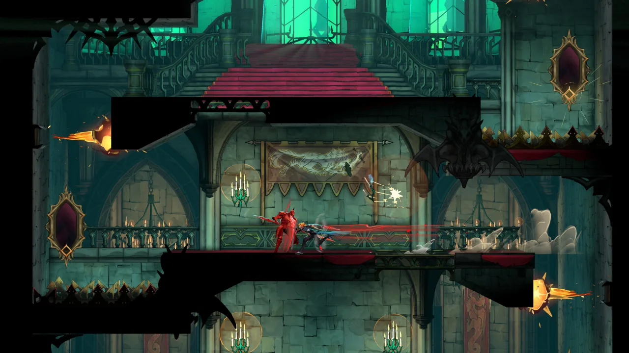 Cena do jogo Castlevania: Belmont's Curse