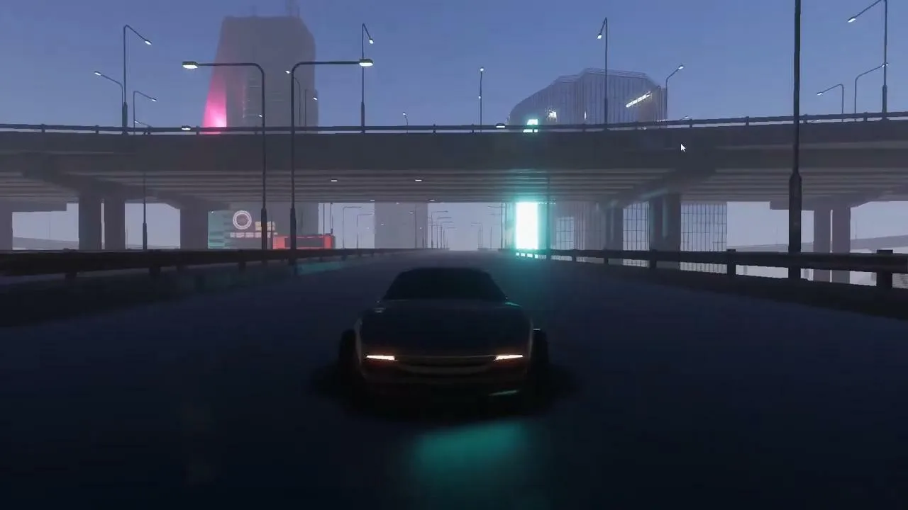 Cena do jogo Cyberpunk 2077