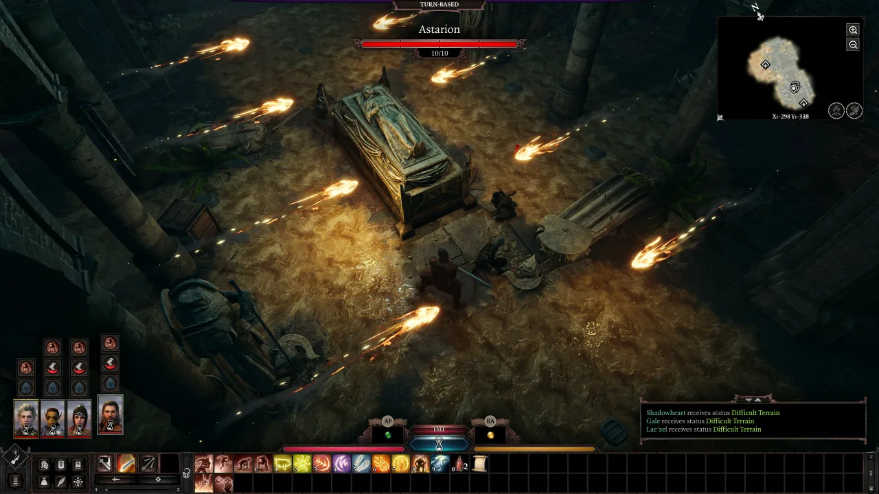 Cena do jogo Baldur's Gate 3