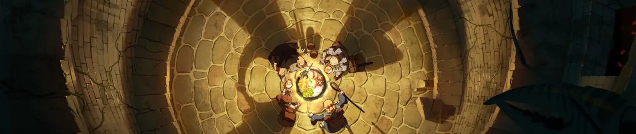 Cena do anime Delicious in Dungeon