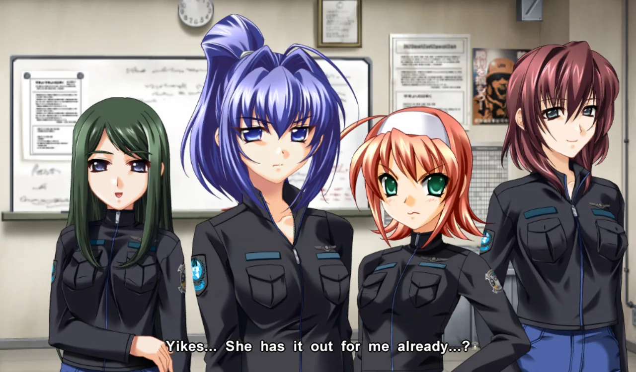 Cena do jogo Muv-Luv Alternative