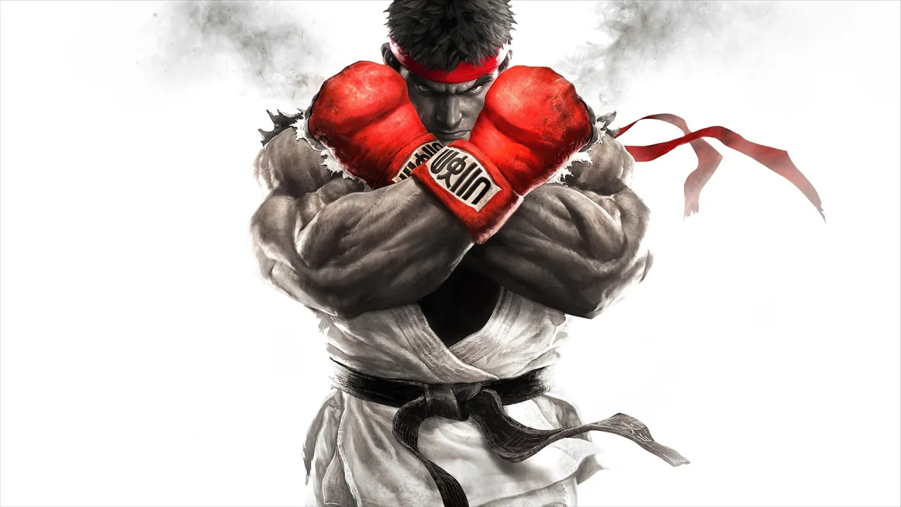 Cena do jogo Street Fighter V