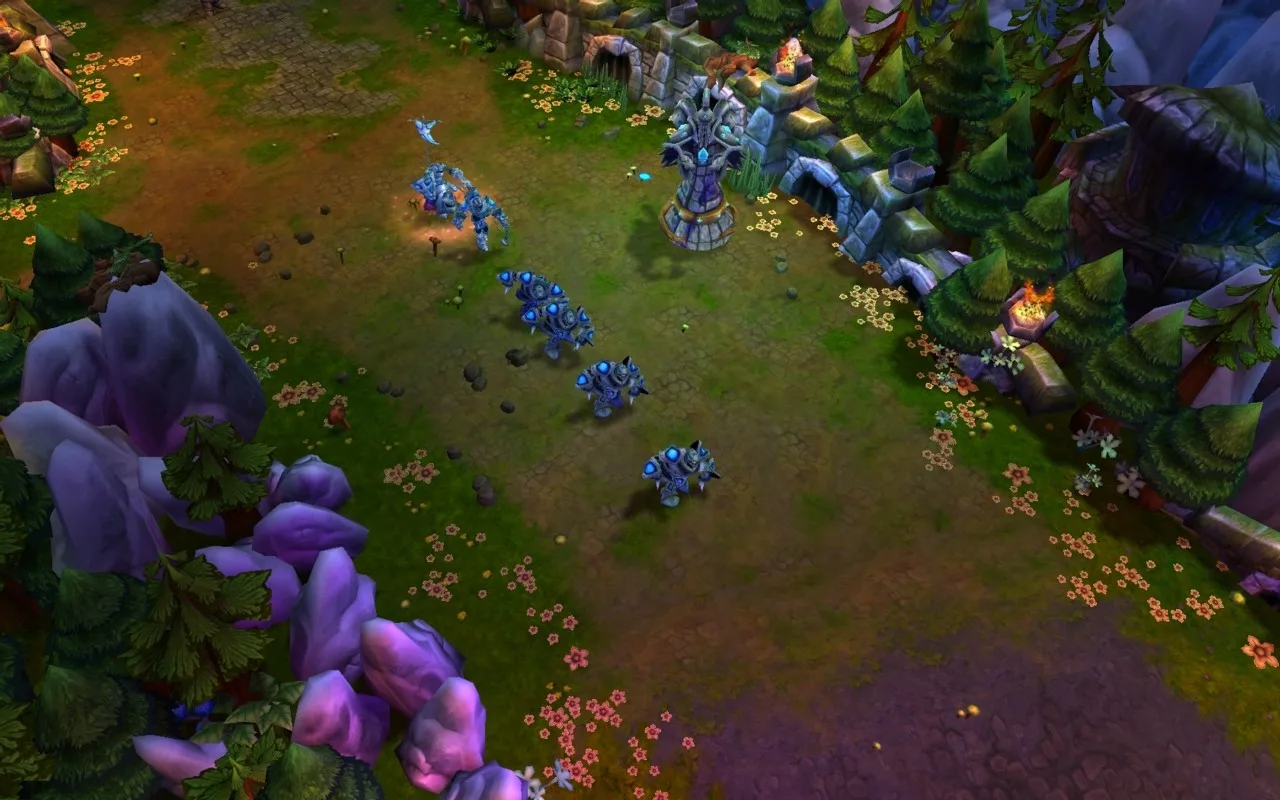 Atleta em roupa esportiva faz agachamento segurando controle de videogame, ao fundo pôster colorido de Mechs vs. Minions