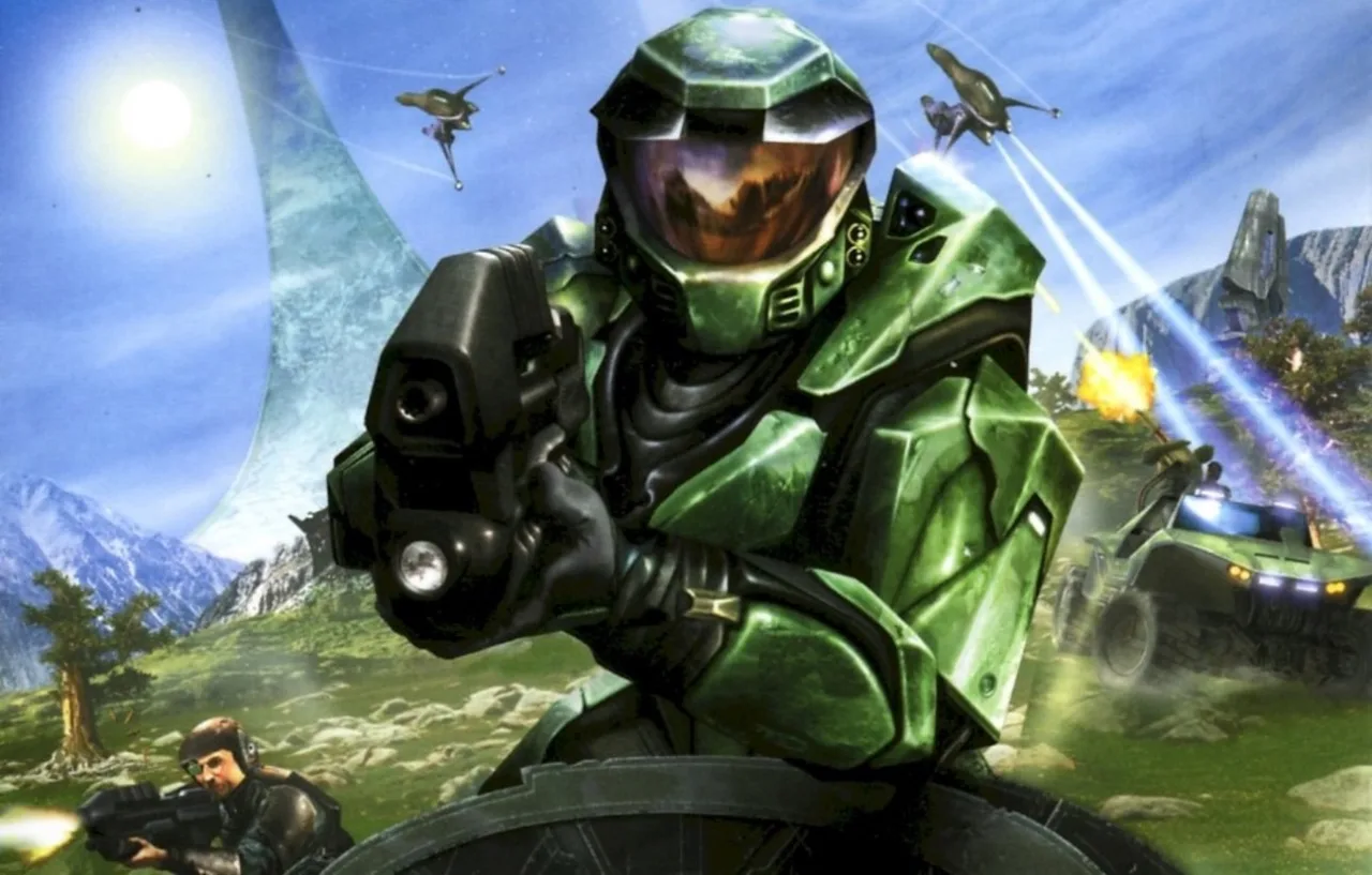 Um jovem em roupa esportiva, segurando o controle do Xbox, faz agachamento ao lado de um haltere