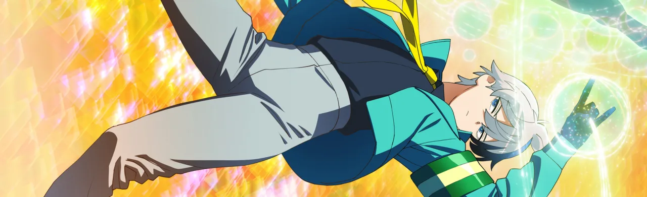 Cena do anime Super Psychic Policeman Chojo