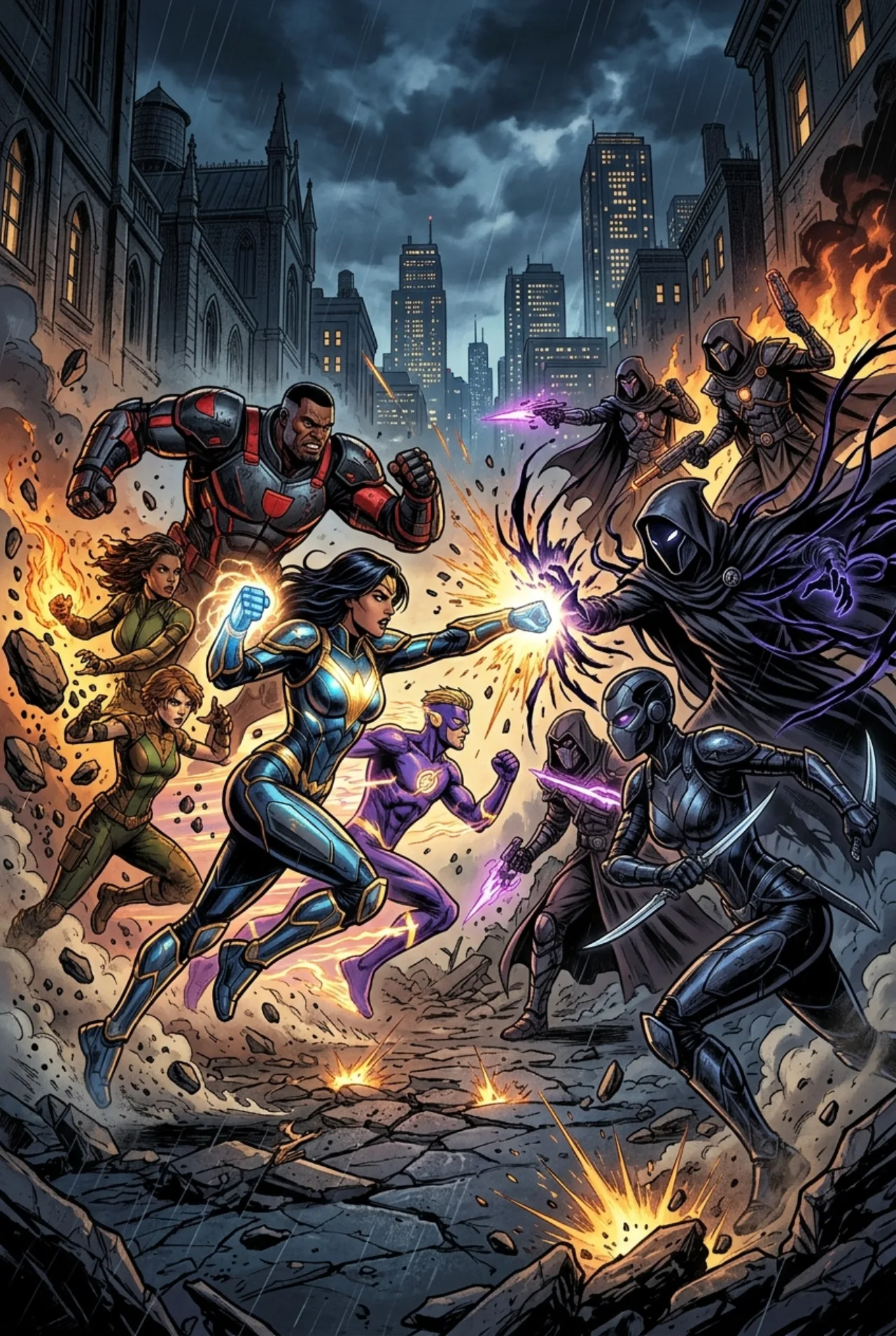 Uma pessoa correndo na esteira enquanto lê um quadrinho da Dark Horse ao lado de um copo de água