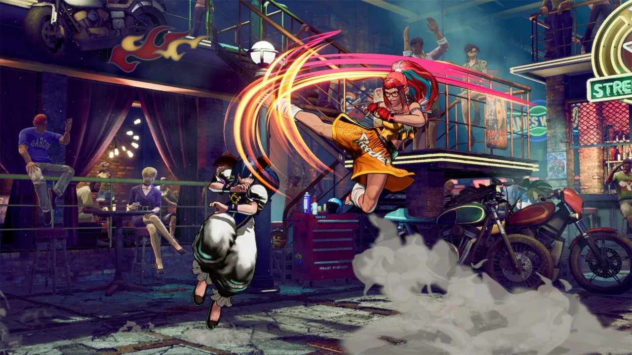 Cena do jogo Fatal Fury: City of the Wolves