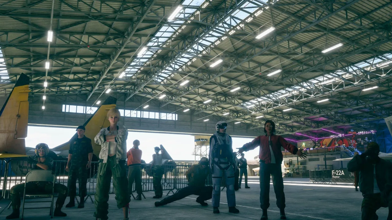 Cena do jogo Ace Combat 8: Wings of Theve