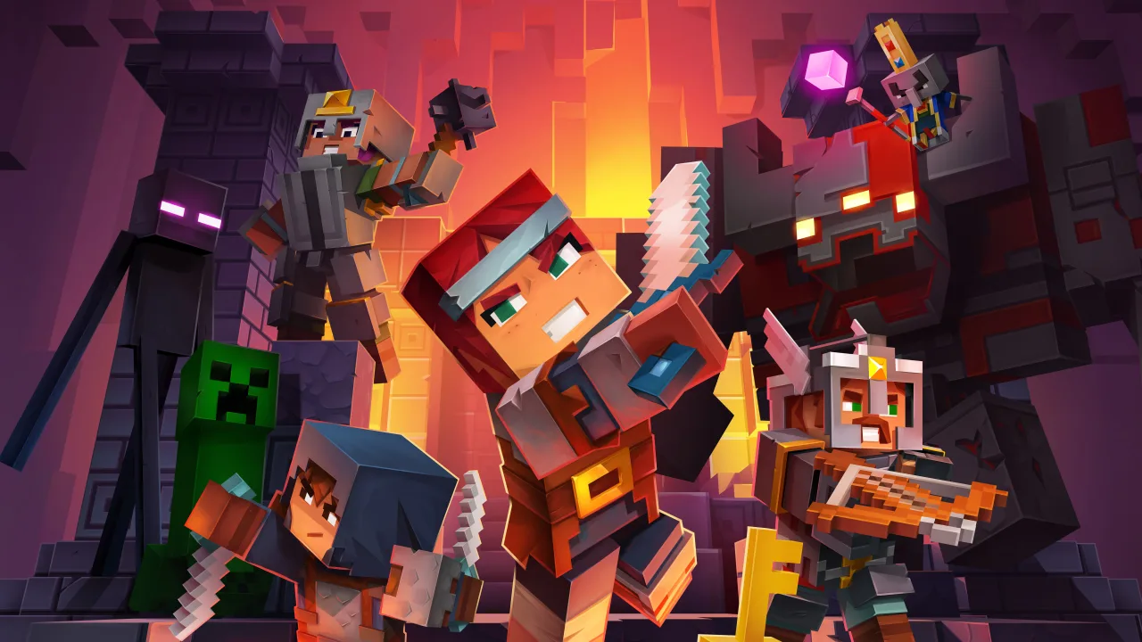 Cena do jogo Minecraft