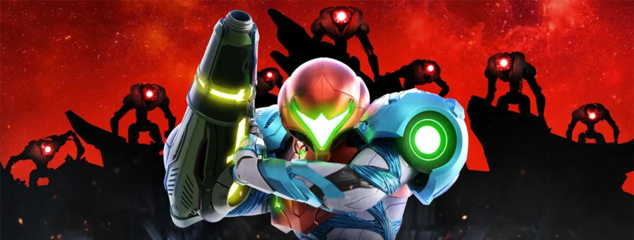 Cena do jogo Metroid Dread