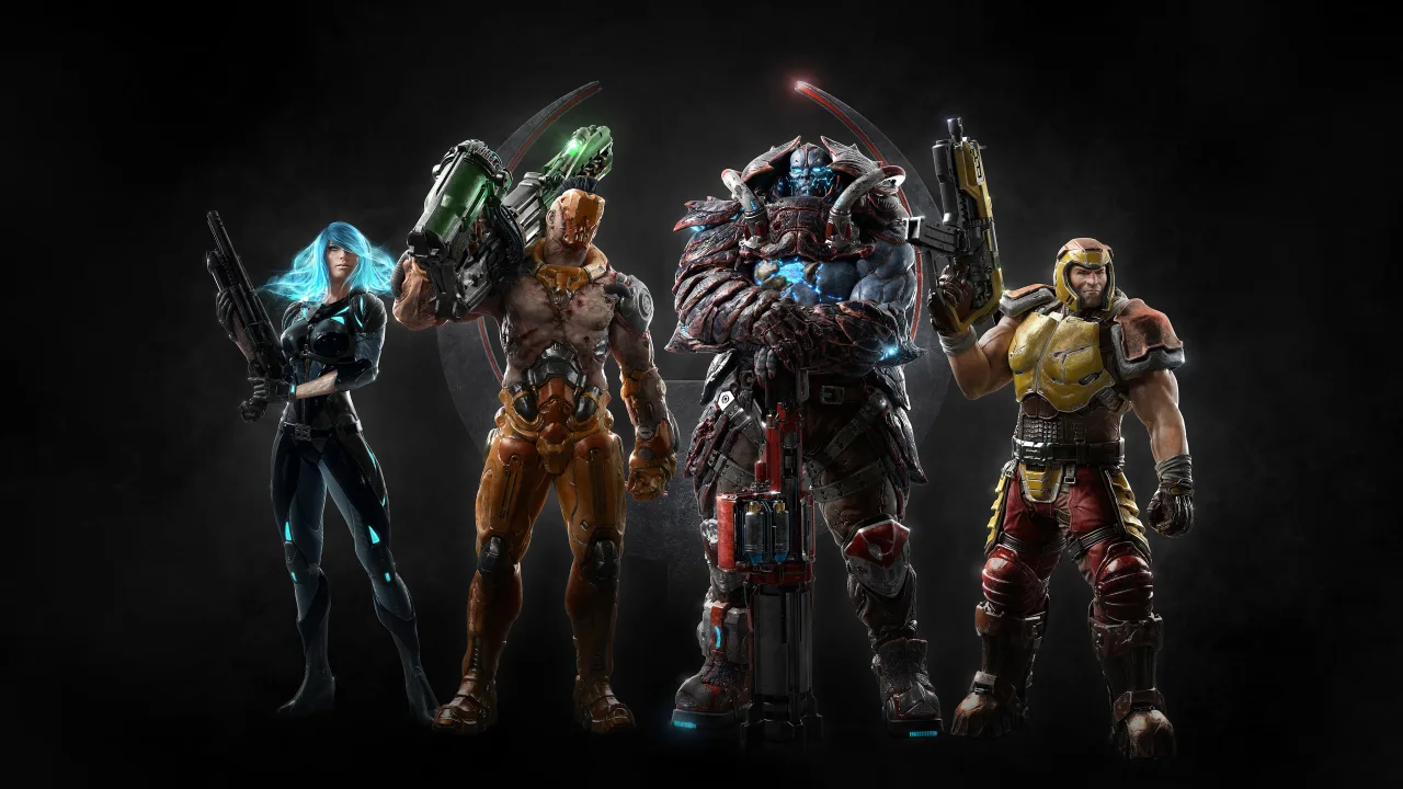 Cena do jogo Quake Champions