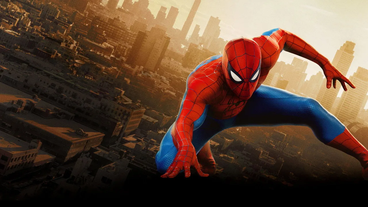 Jovem de camiseta do Homem-Aranha faz barra fixa, segurando shake de proteína, com quadros de vilões ao fundo