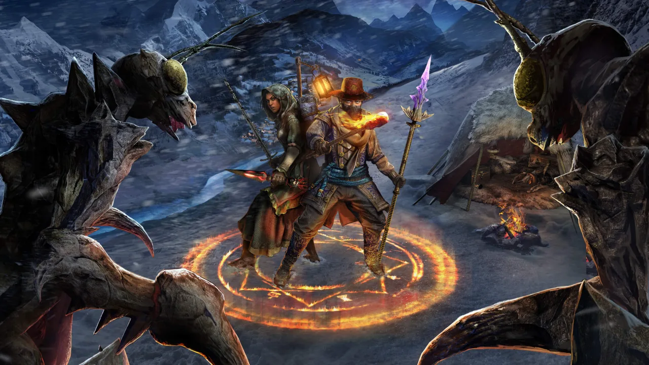Cena do jogo Outward