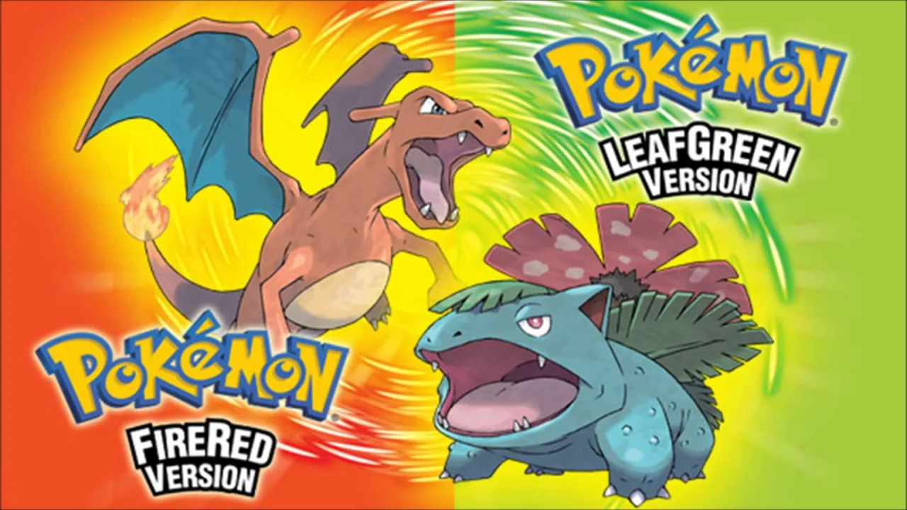 Cena do jogo Pokémon FireRed