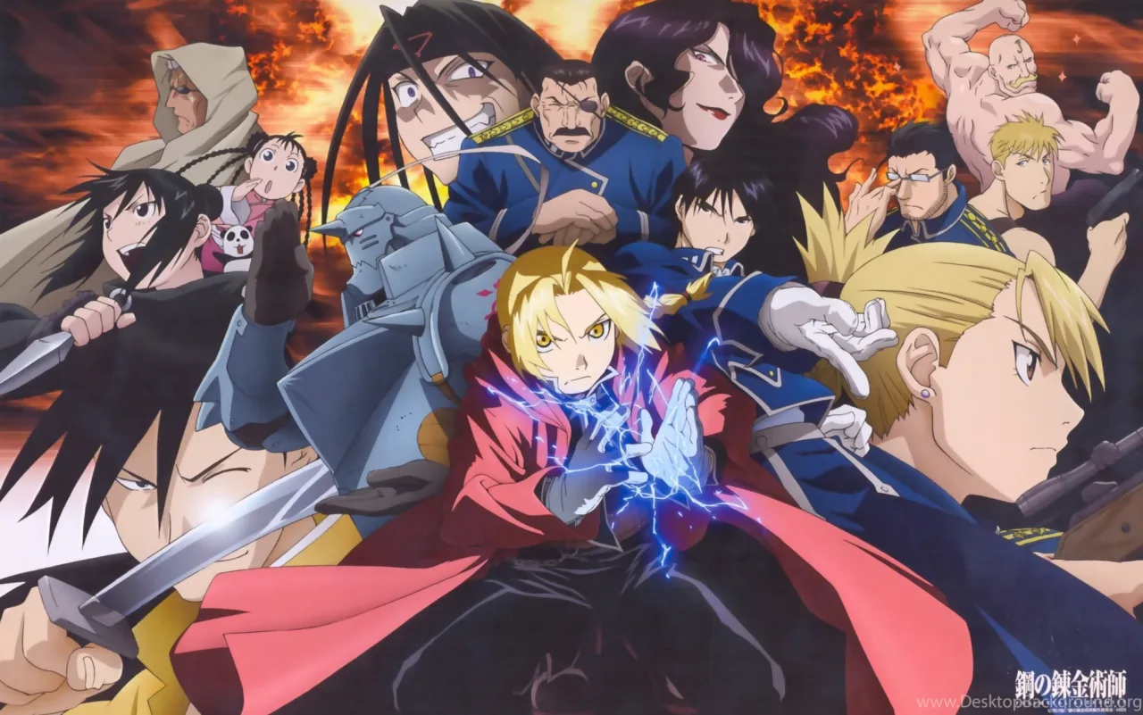Cena do anime Fullmetal Alchemist