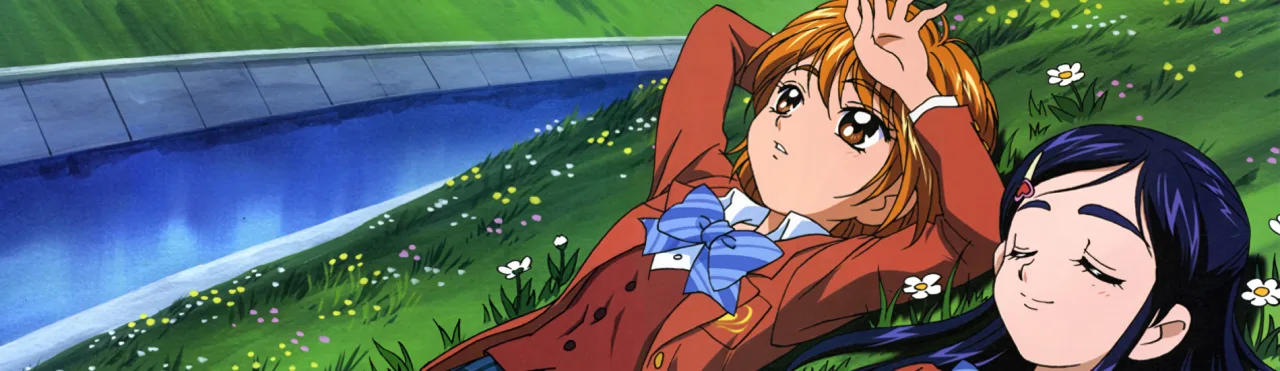 Fadas coloridas da Precure voando sobre a tela de cinema, segurando cartazes de “silenciar celular” e “não falar alto”