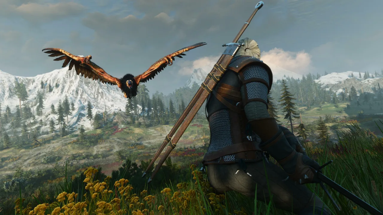 Cena do jogo The Witcher 3 Remastered