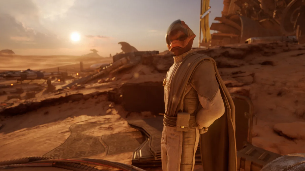Cena do jogo Star Wars: Galactic Racer