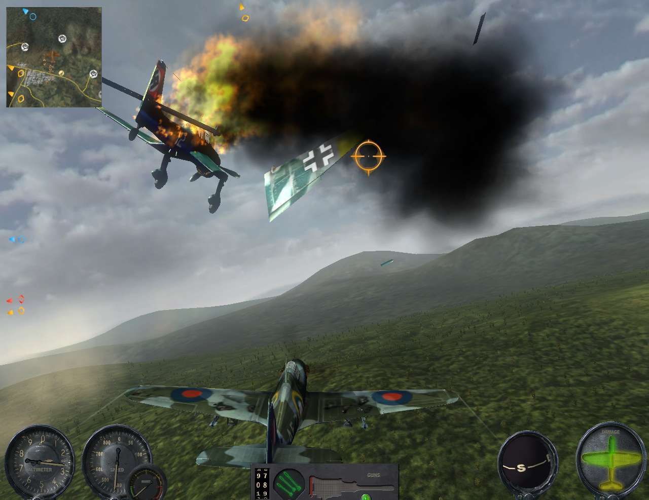 Cena do jogo Ace Combat 8: Wings of Theve