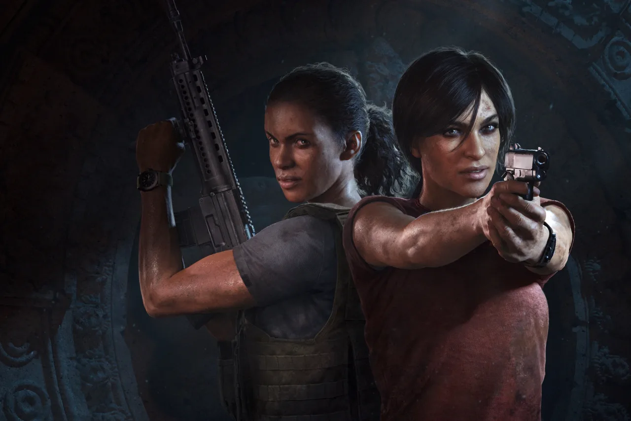 Cena do jogo Uncharted: The Lost Legacy