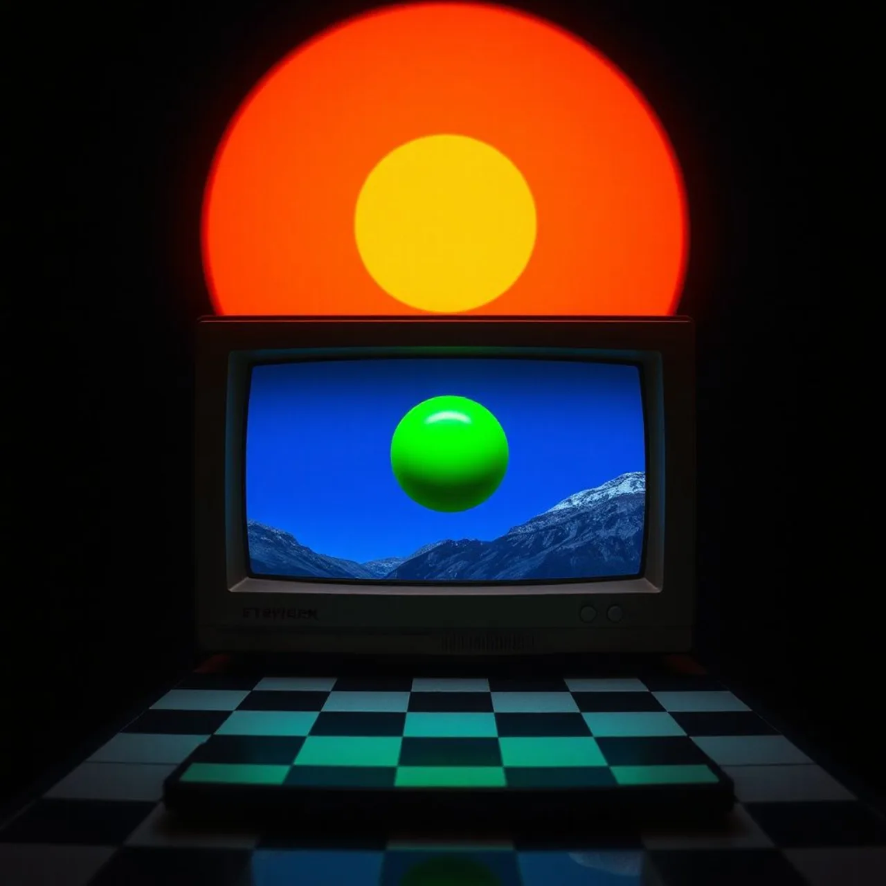 Gameplay de Wizball: Enhanced Edition no ZX Spectrum 128K exibe a bola mágica em cenários coloridos