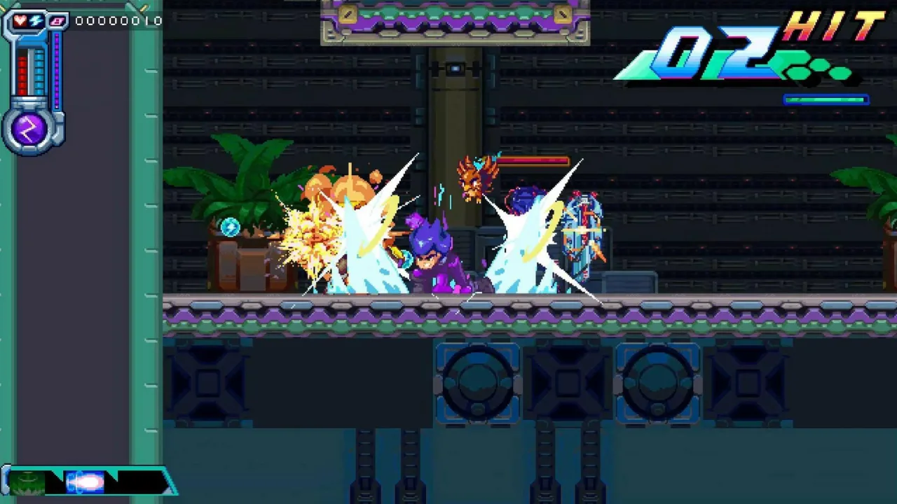 Cena do jogo Berserk Boy