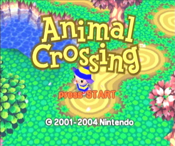 Cena do jogo Animal Crossing