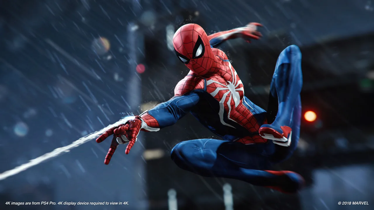 Cena do jogo Marvel's Spider-Man