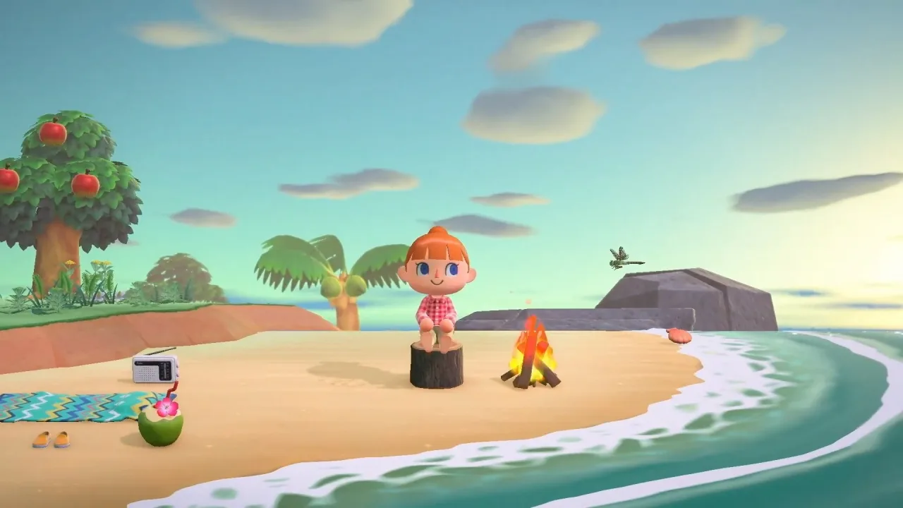 Cena do jogo Animal Crossing: New Horizons