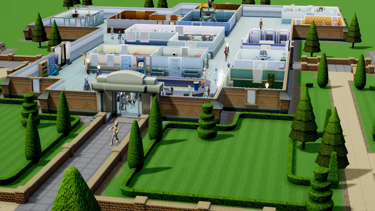 Cena do jogo Two Point Hospital