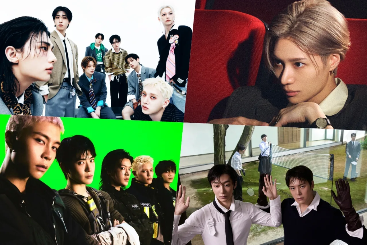 Stray Kids em pose vibrante ao lado do logo Circle Chart, exibindo a capa do álbum que liderou o ranking de agosto 2026