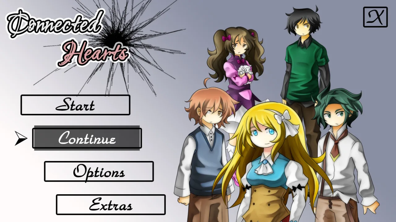 Cena do jogo Visual Arts