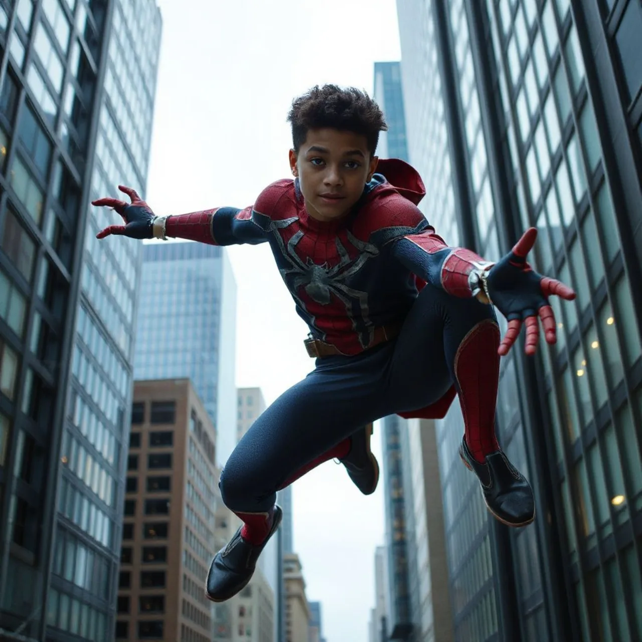Capa da Ultimate Comics Spider-Man #1 mostra Miles Morales em traje de Homem-Aranha, com logo da Marvel ao fundo