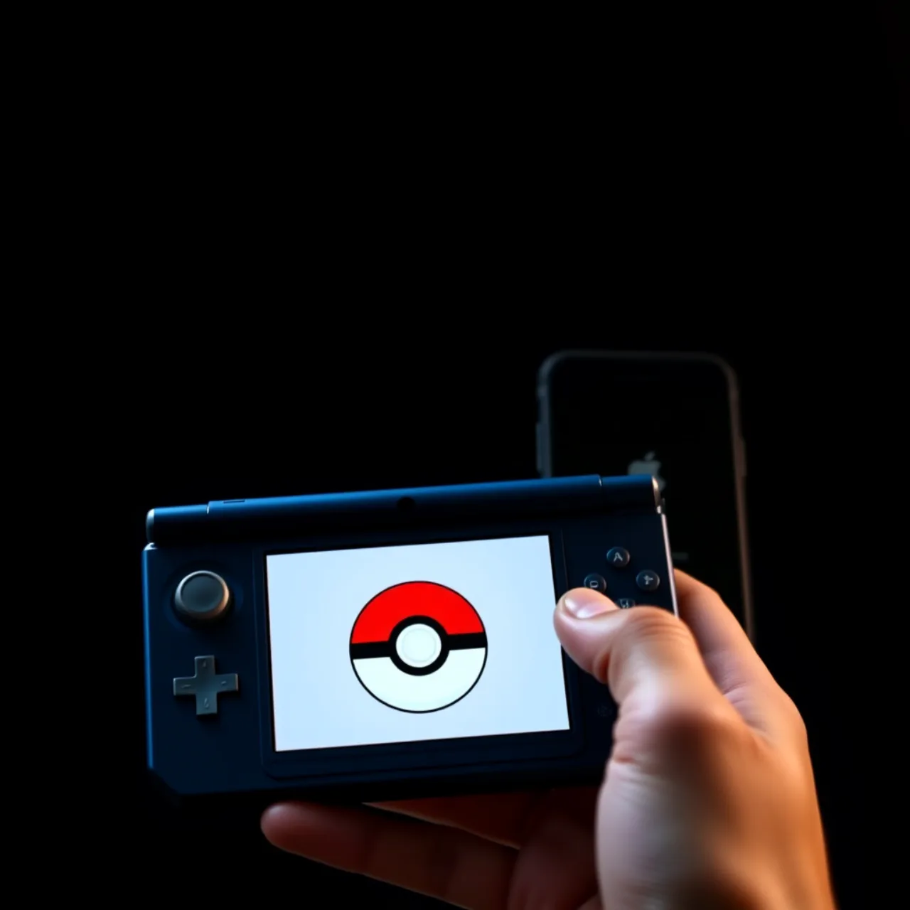 Corredor na esteira, segurando garrafa de água, enquanto o celular exibe a tela do Pokémon Home