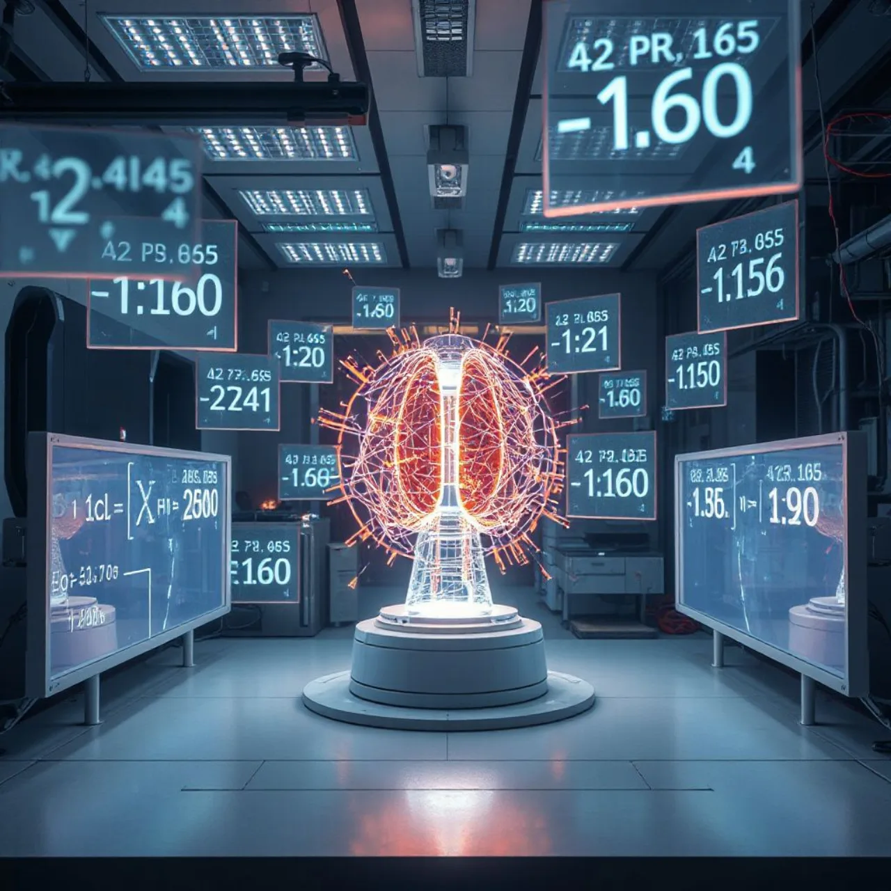 Logo da OpenAI ao lado de um troféu dourado com a inscrição “Millennium Prize” e uma equação matemática em fundo escuro