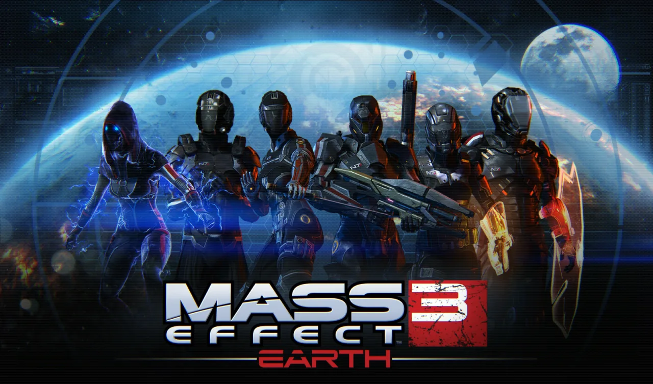 Cena do jogo Mass Effect
