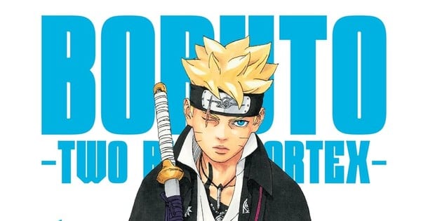 Jovem sentado em tapete de yoga, lendo o último capítulo de Boruto no tablet, ao lado de garrafa de água