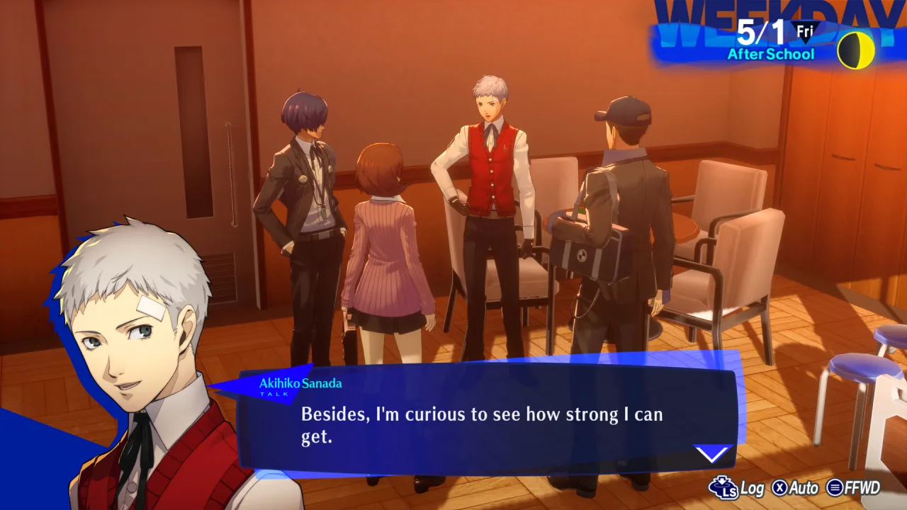 Cena do jogo Persona 3 Reload