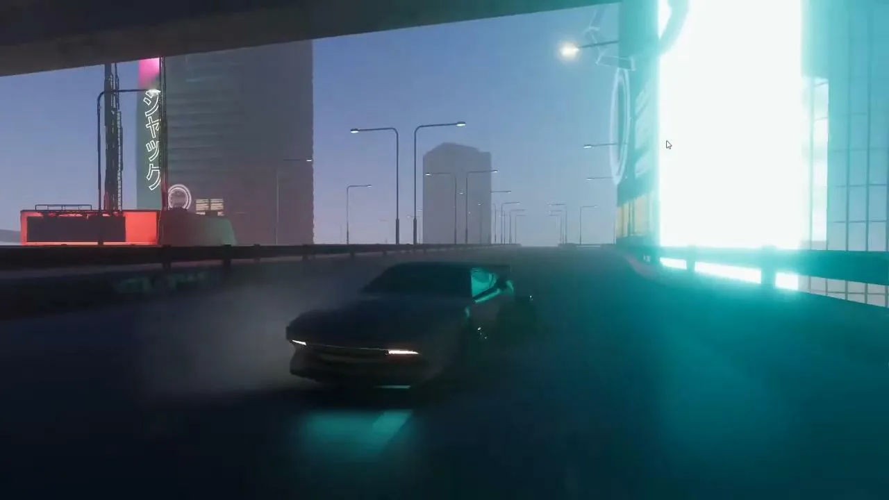 Cena do jogo Cyberpunk 2077