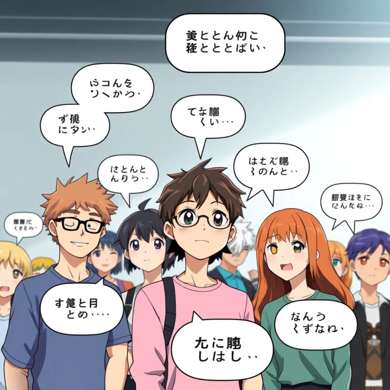 Atleta correndo na pista, vestindo camiseta com bandeiras do Japão e dos EUA, segurando um tablet exibindo texto traduzido