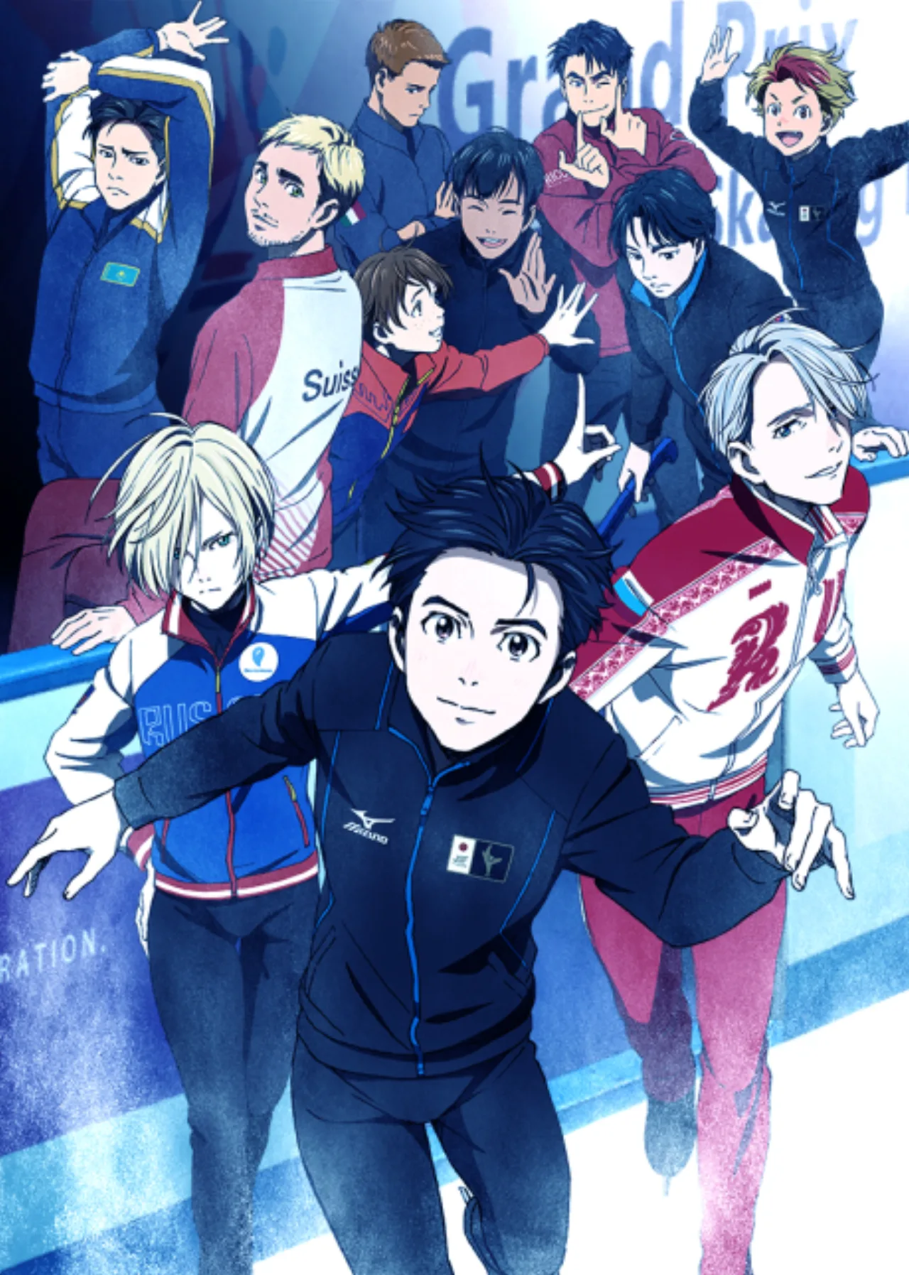Cena do anime Yuri!!! On Ice