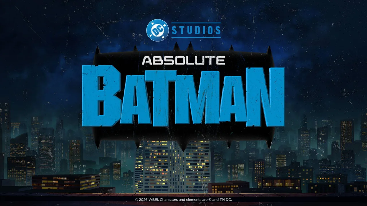 Batman em pose de treino, segurando halteres, capa ao vento, máscara e fundo de academia futurista com luzes neon