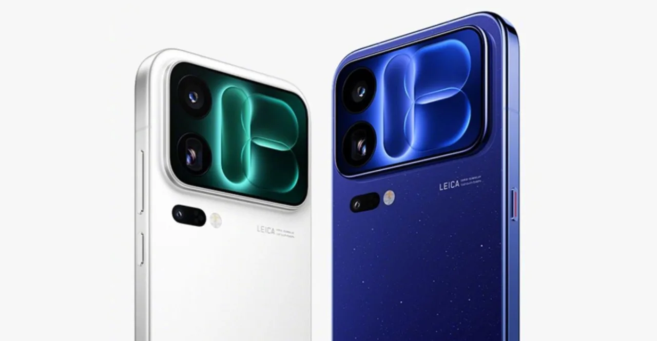 Smartphones Xiaomi 18 Pro e 18 Pro Max exibindo tela de privacidade, câmera dupla de 200 MP e logotipo da marca