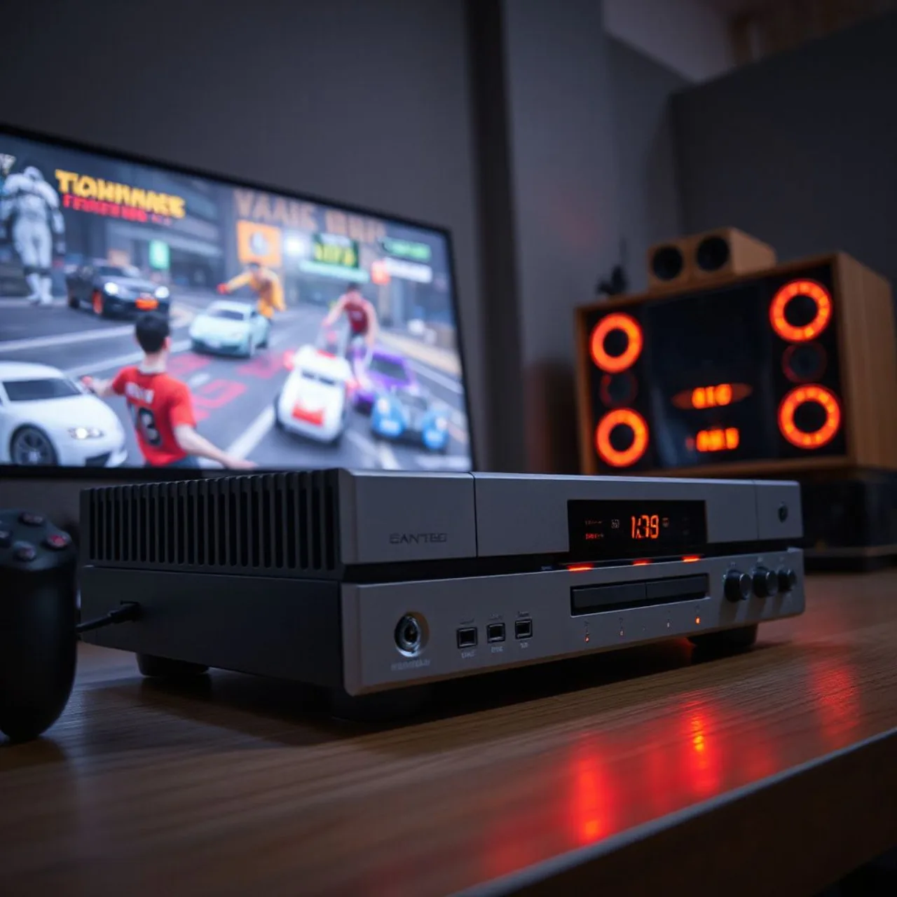 Console Analogue 3D com cartucho Nintendo 64 inserido, tela 4K mostrando logo TIME como Melhor Invenção 2026