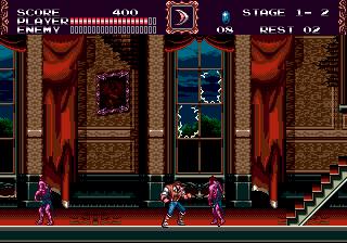 Cena do jogo Castlevania