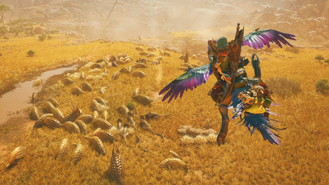 Cena do jogo Monster Hunter Wilds: Ascendance