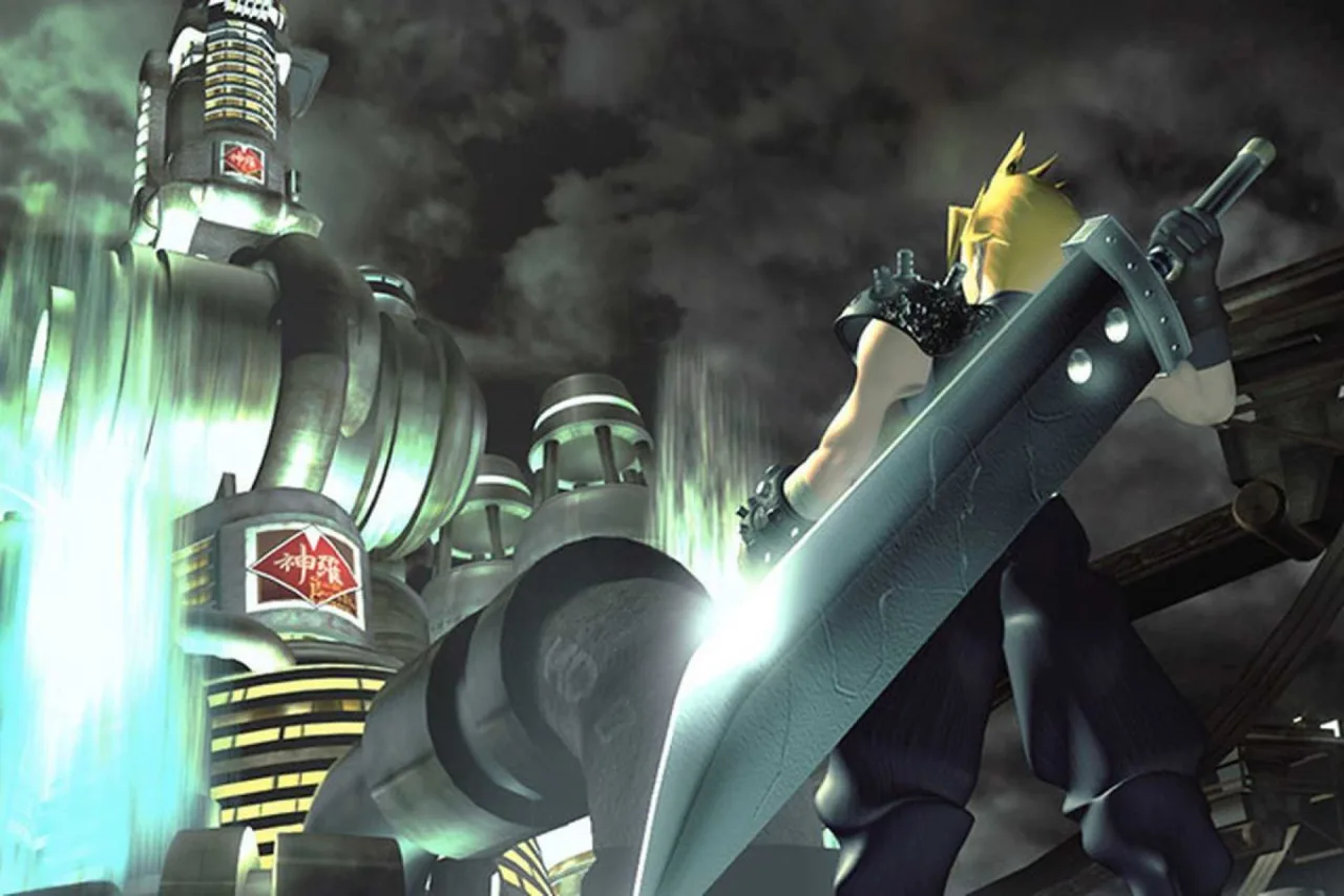 Cena do jogo Final Fantasy VII Remake